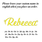 Personalized Gold Name Necklace