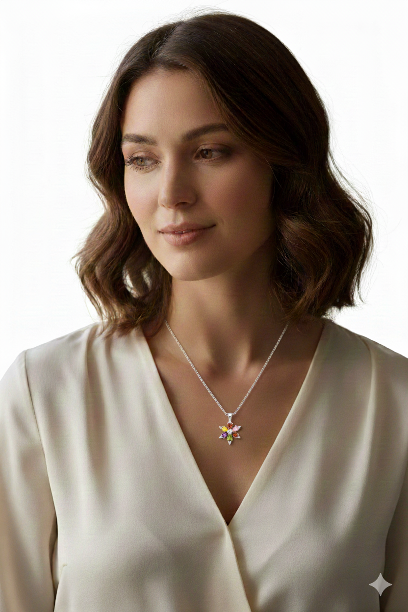 Sterling Silver Mixed-Chain Necklace