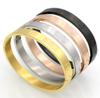 Black Engraved Love Bracelet