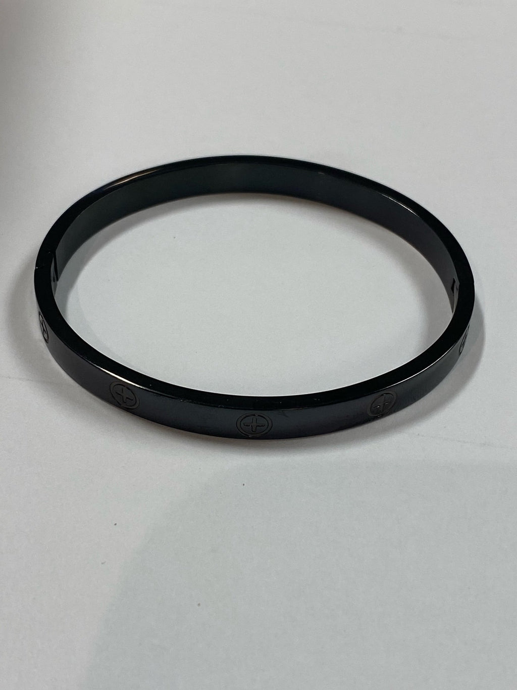 Black Engraved Love Bracelet